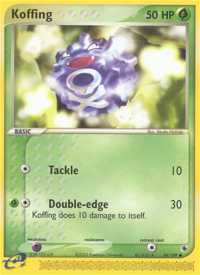 Koffing (54/109) [EX: Ruby & Sapphire] | Card Merchant Takapuna