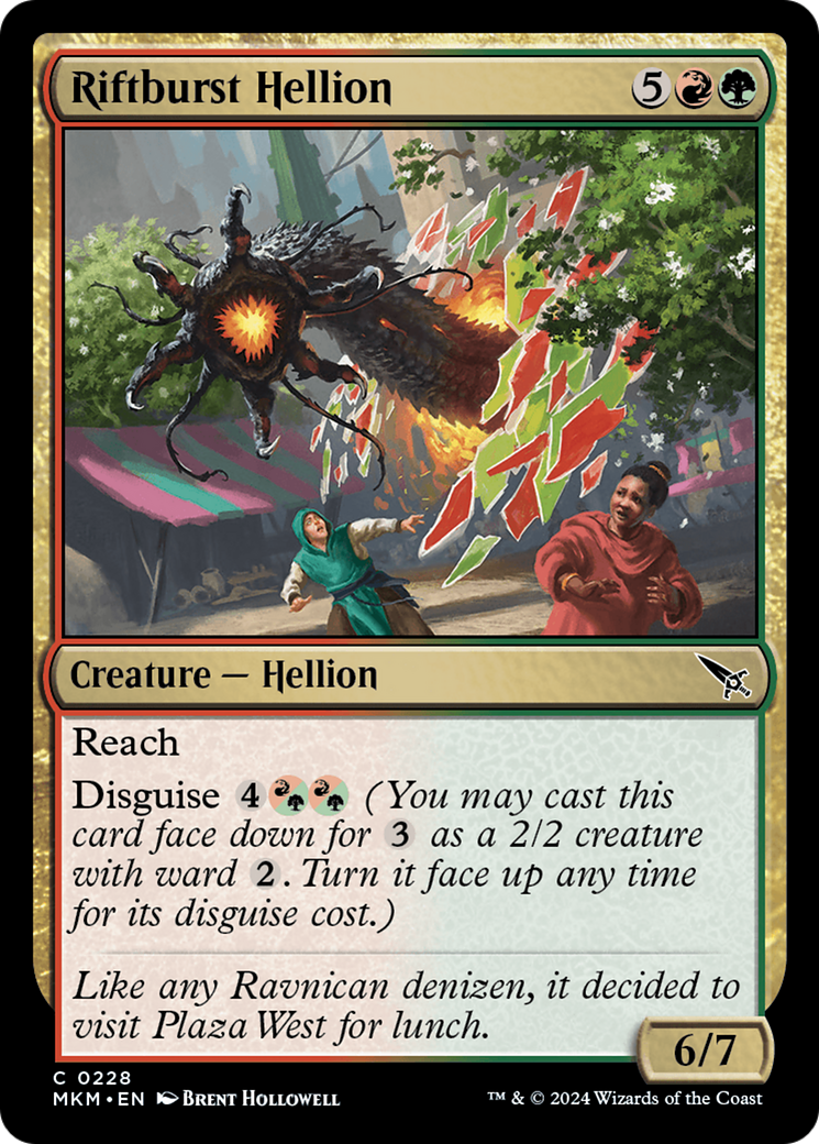 Riftburst Hellion [Murders at Karlov Manor] | Card Merchant Takapuna