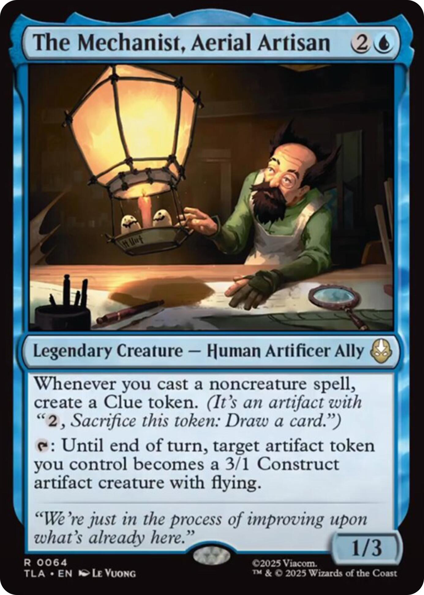 The Mechanist, Aerial Artisan [Avatar: The Last Airbender] | Card Merchant Takapuna