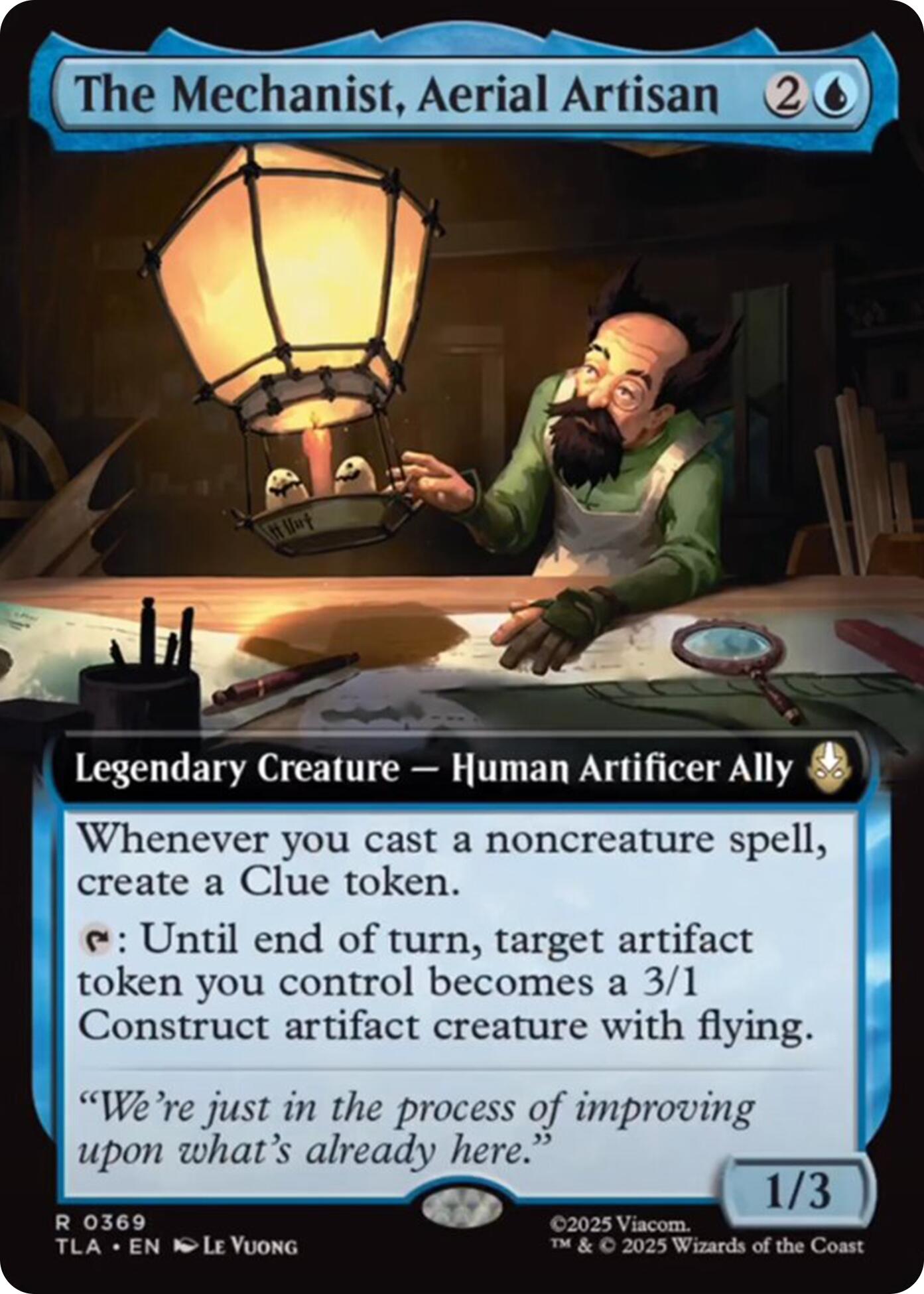 The Mechanist, Aerial Artisan (Extended Art) [Avatar: The Last Airbender] | Card Merchant Takapuna