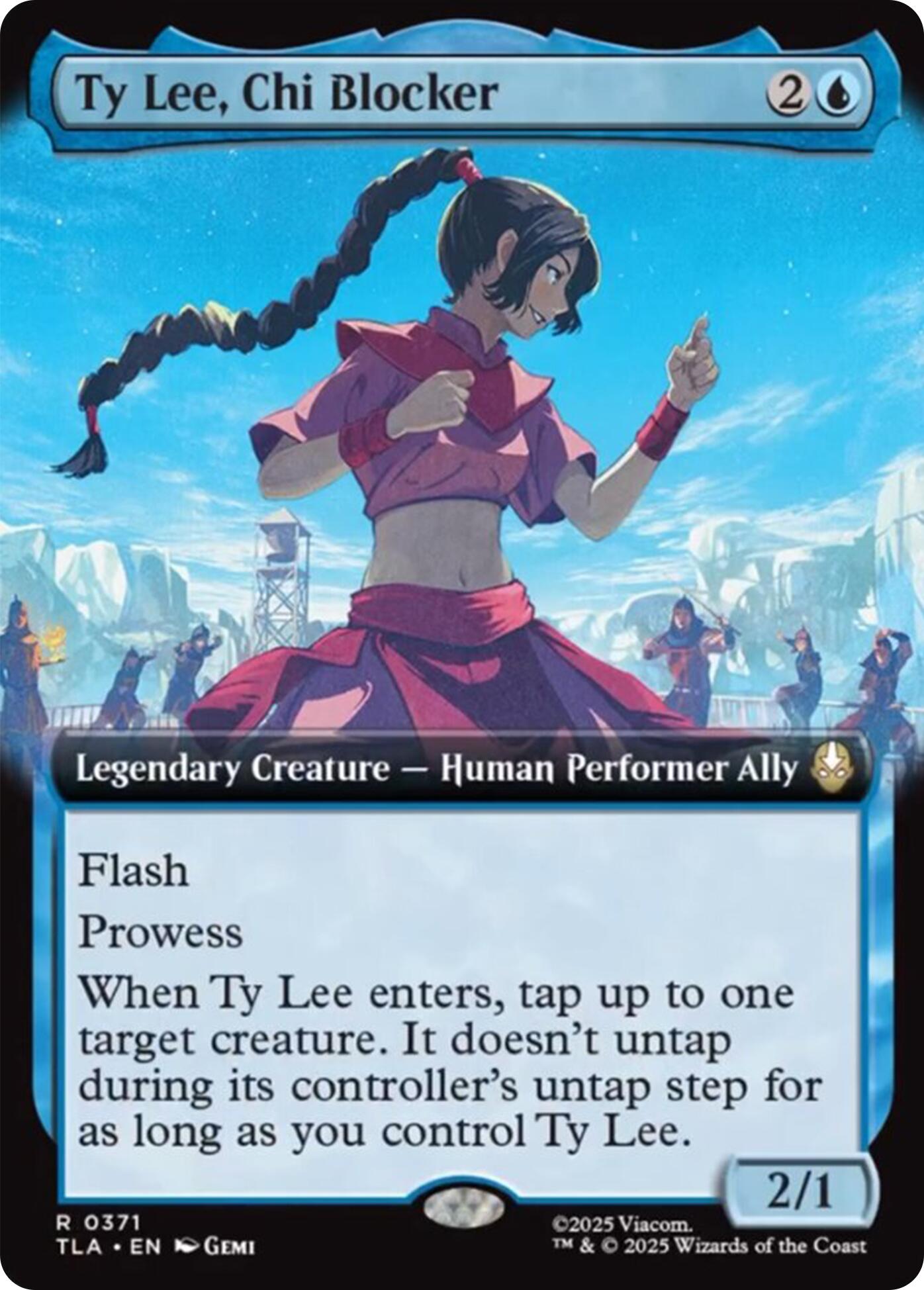 Ty Lee, Chi Blocker (Extended Art) [Avatar: The Last Airbender] | Card Merchant Takapuna