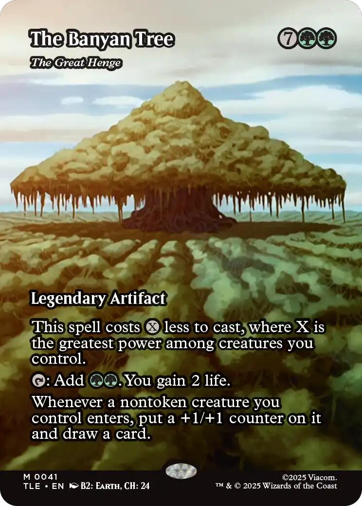 The Banyan Tree - The Great Henge (Borderless) [Avatar: The Last Airbender: Eternal-Legal] | Card Merchant Takapuna