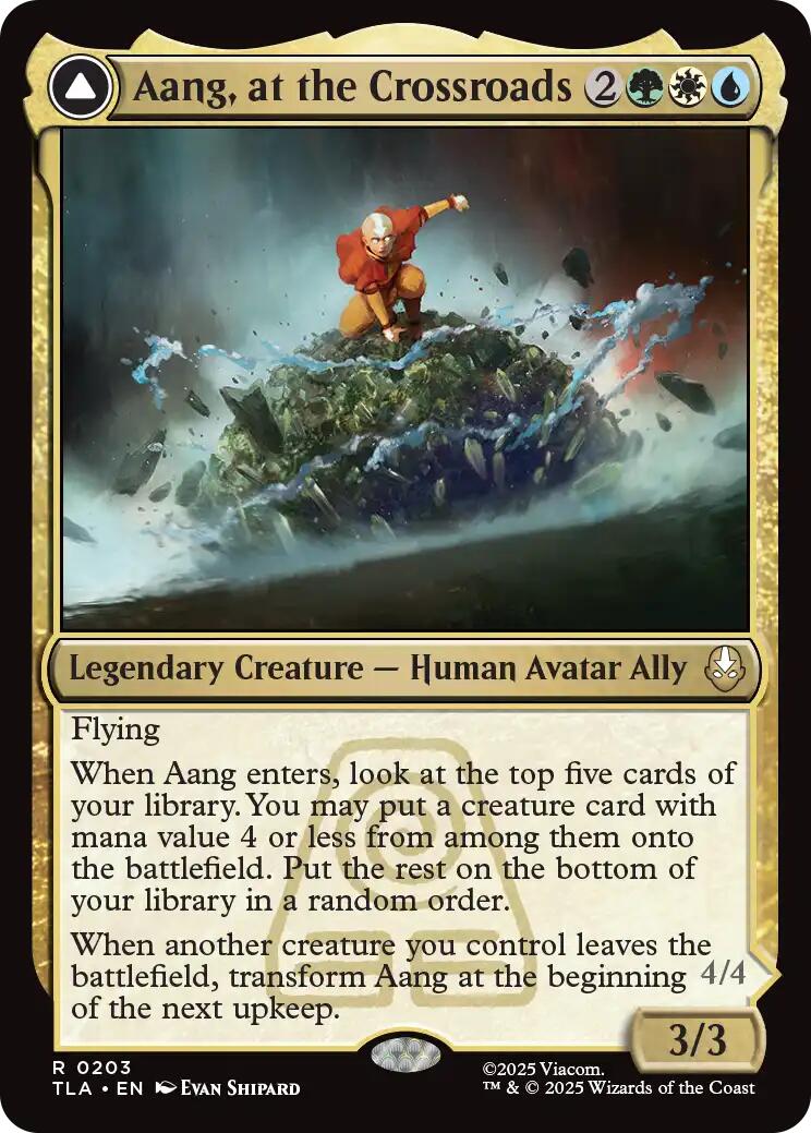 Aang, at the Crossroads [Avatar: The Last Airbender] | Card Merchant Takapuna