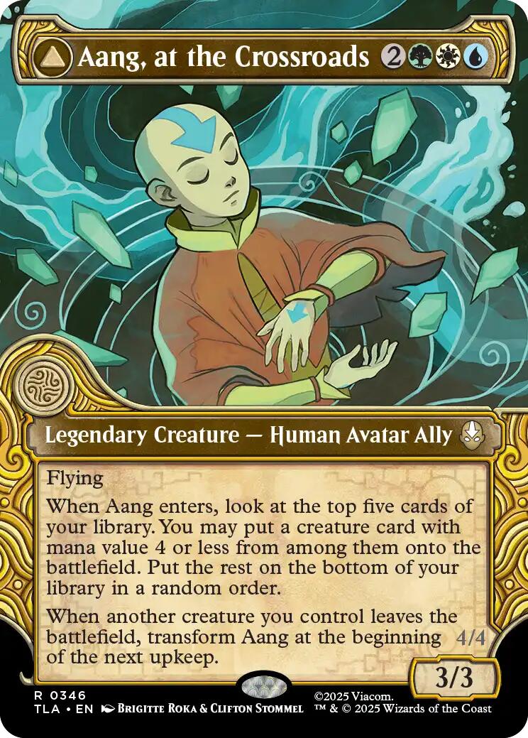 Aang, at the Crossroads (Showcase) [Avatar: The Last Airbender] | Card Merchant Takapuna
