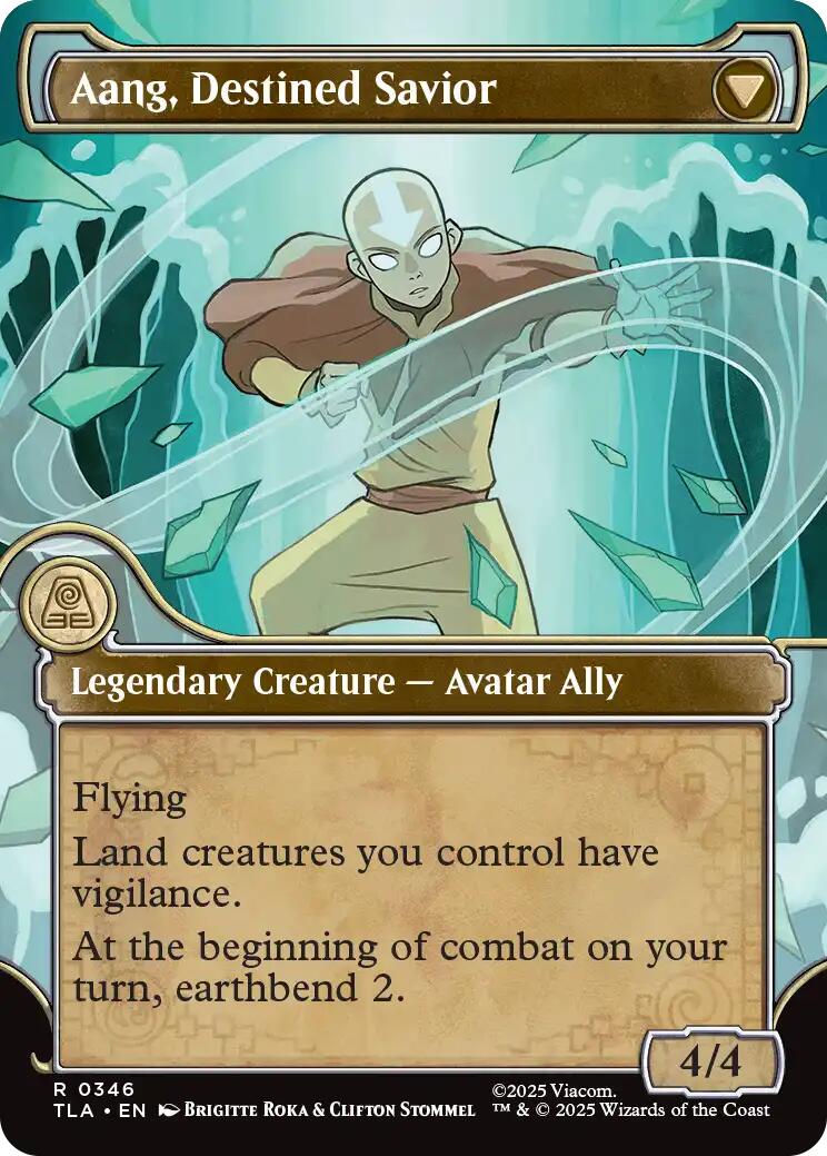Aang, at the Crossroads (Showcase) [Avatar: The Last Airbender] | Card Merchant Takapuna