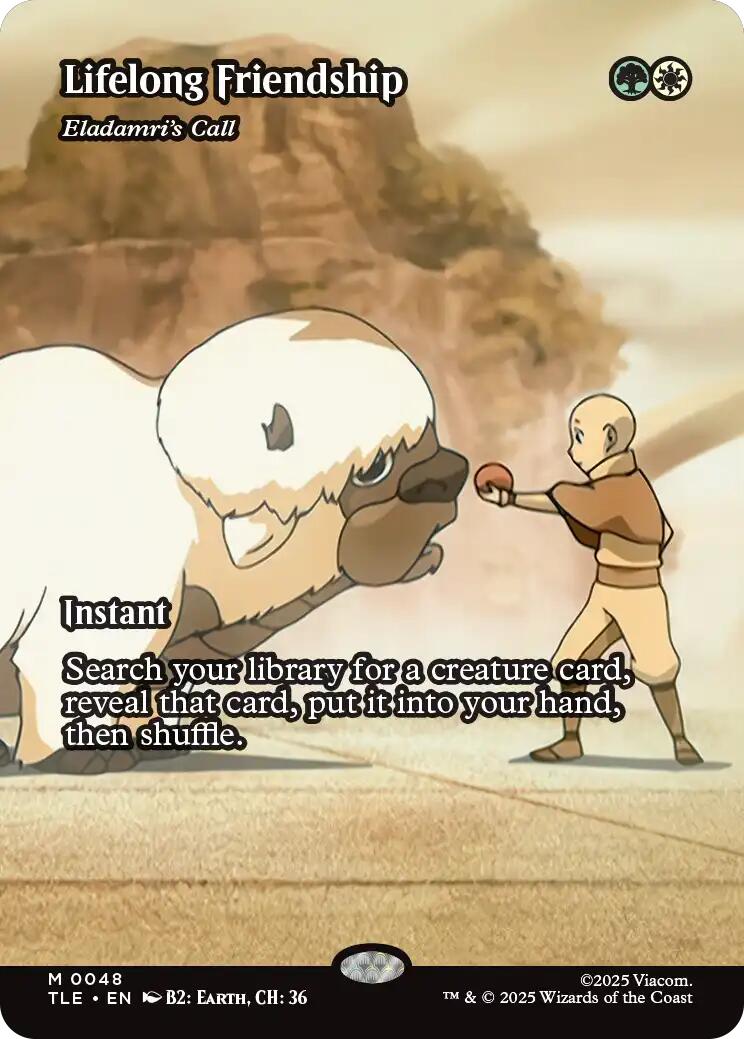 Lifelong Friendship - Eladamri's Call (Borderless) [Avatar: The Last Airbender: Eternal-Legal] | Card Merchant Takapuna