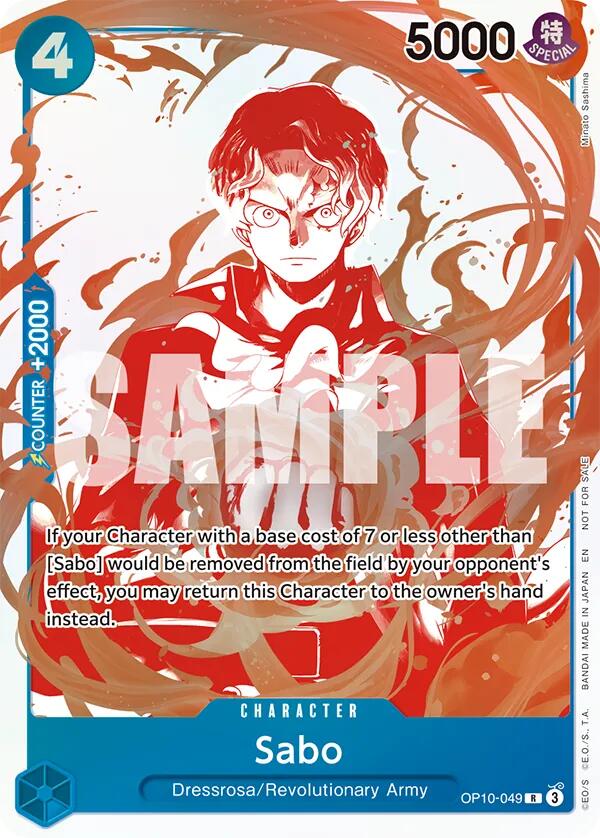 Sabo (OP10-049) (3rd Anniversary Treasure Campaign Pack) [One Piece Promotion Cards] | Card Merchant Takapuna