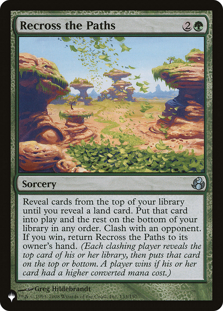 Recross the Paths [The List] | Card Merchant Takapuna