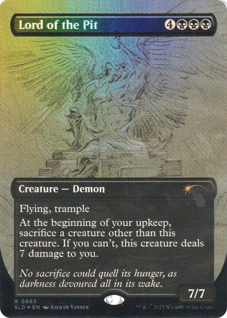Lord of the Pit (Sketch Showcase) (Rainbow Foil) [Secret Lair Drop Series] | Card Merchant Takapuna