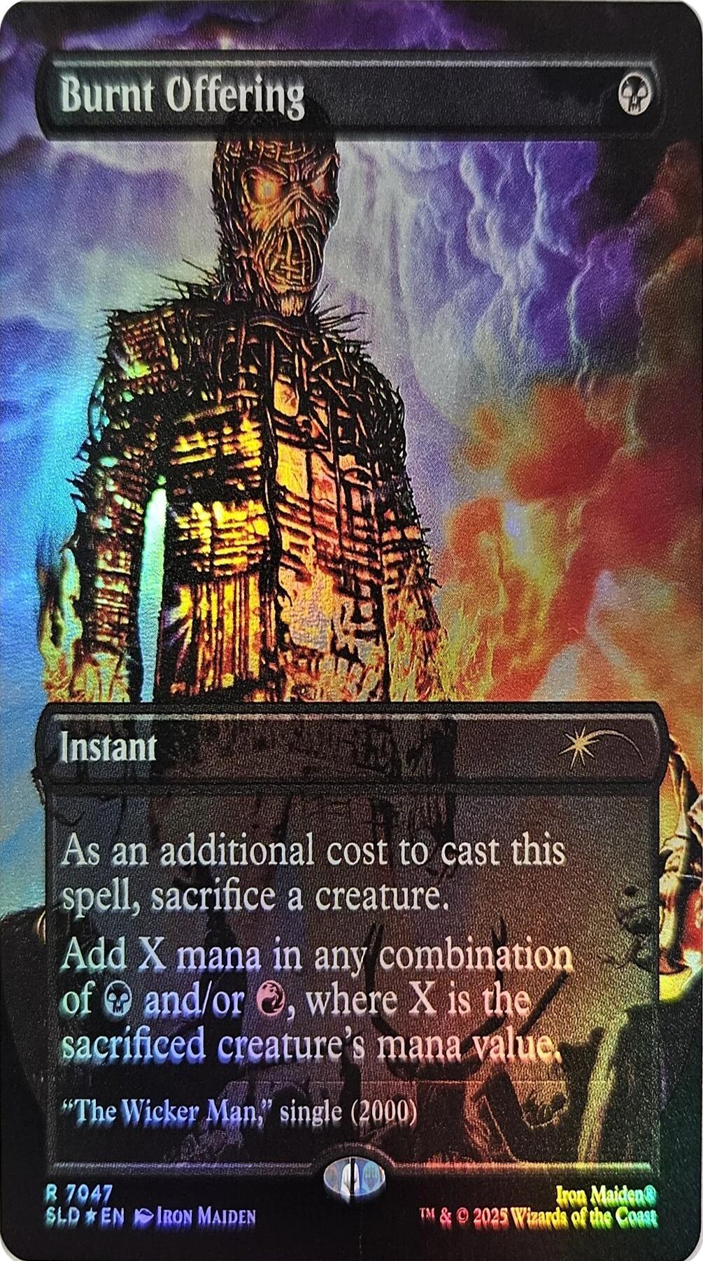Burnt Offering (Rainbow Foil) [Secret Lair Drop Series] | Card Merchant Takapuna