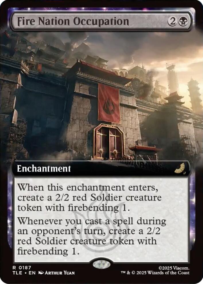 Fire Nation Occupation (Extended Art) [Avatar: The Last Airbender: Eternal-Legal] | Card Merchant Takapuna