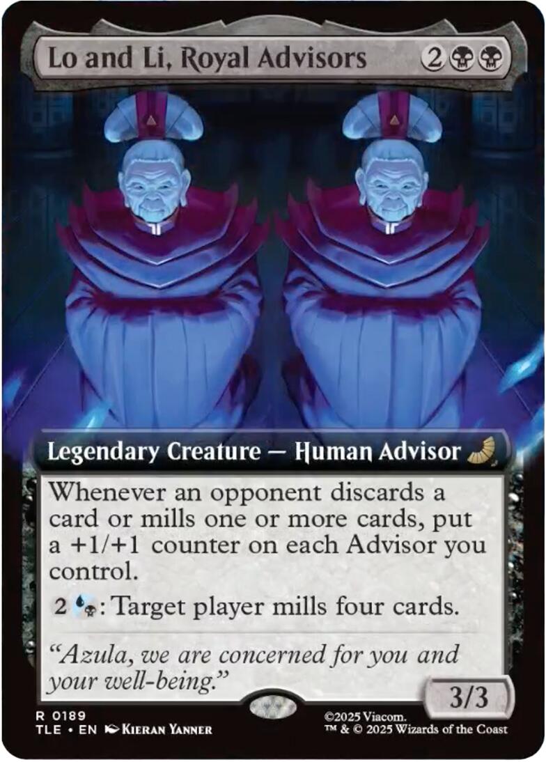 Lo and Li, Royal Advisors (Extended Art) [Avatar: The Last Airbender: Eternal-Legal] | Card Merchant Takapuna