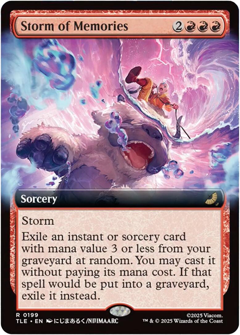 Storm of Memories (Extended Art) [Avatar: The Last Airbender: Eternal-Legal] | Card Merchant Takapuna