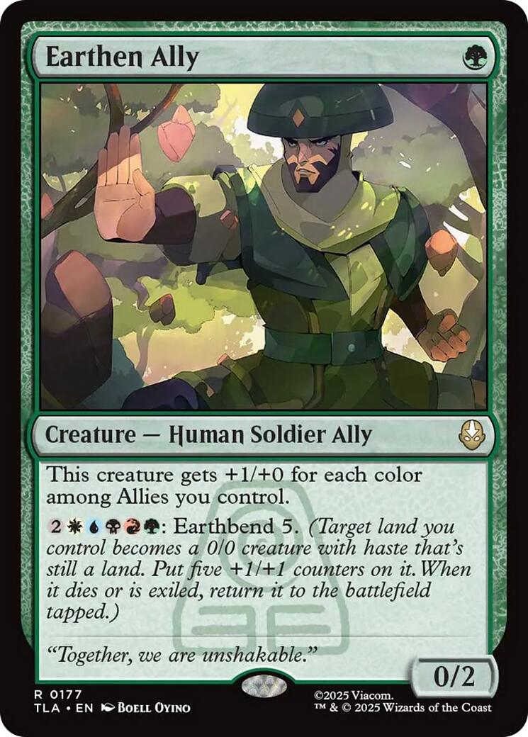 Earthen Ally [Avatar: The Last Airbender] | Card Merchant Takapuna