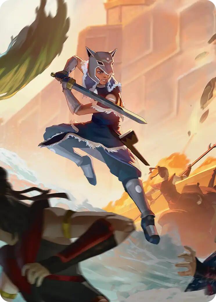 Sokka's Charge Art Card [Avatar: The Last Airbender Art Series] | Card Merchant Takapuna