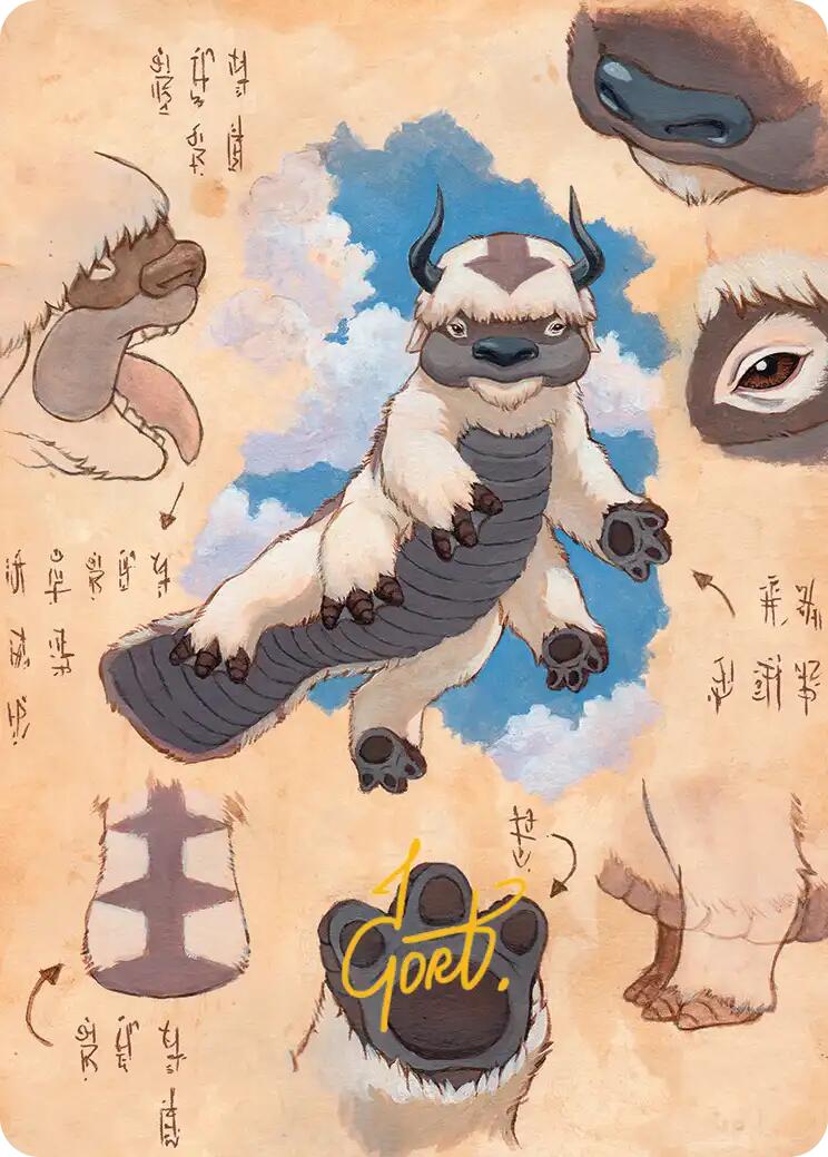 Appa, Steadfast Guardian Art Card (Gold-Stamped Signature) [Avatar: The Last Airbender Art Series] | Card Merchant Takapuna