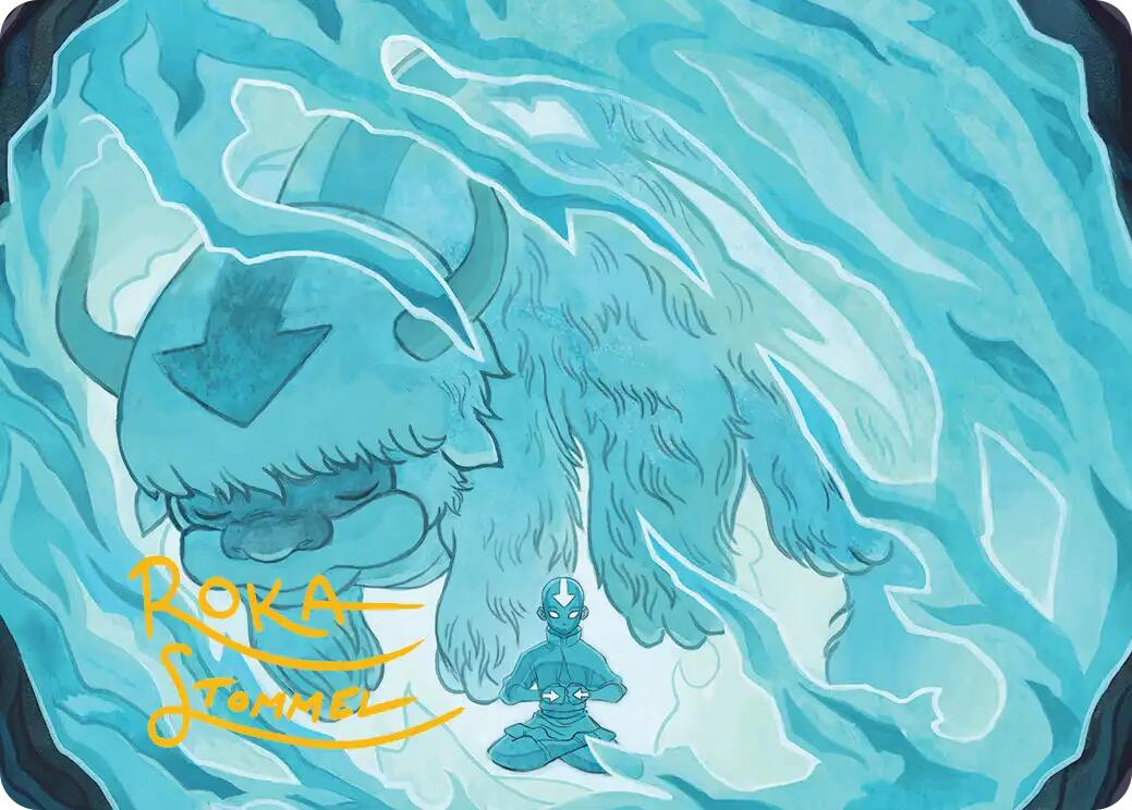 Aang's Iceberg 2 Art Card (Gold-Stamped Signature) [Avatar: The Last Airbender Art Series] | Card Merchant Takapuna