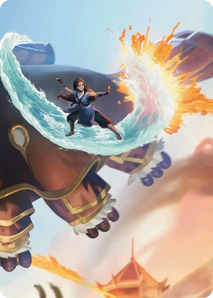 Katara's Reversal Art Card [Avatar: The Last Airbender Art Series] | Card Merchant Takapuna