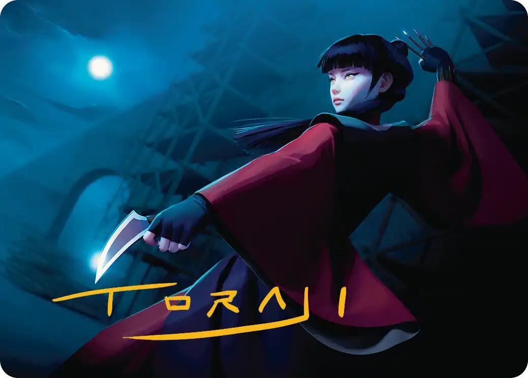 Mai, Jaded Edge Art Card (Gold-Stamped Signature) [Avatar: The Last Airbender Art Series] | Card Merchant Takapuna