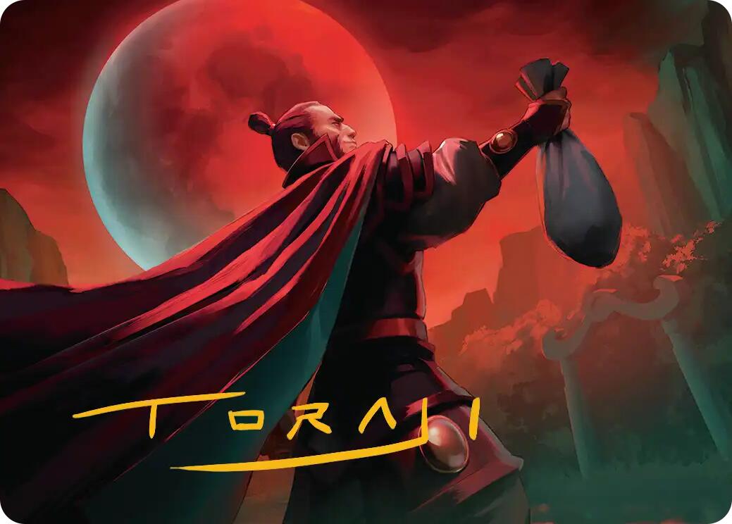 Zhao, the Moon Slayer Art Card (Gold-Stamped Signature) [Avatar: The Last Airbender Art Series] | Card Merchant Takapuna