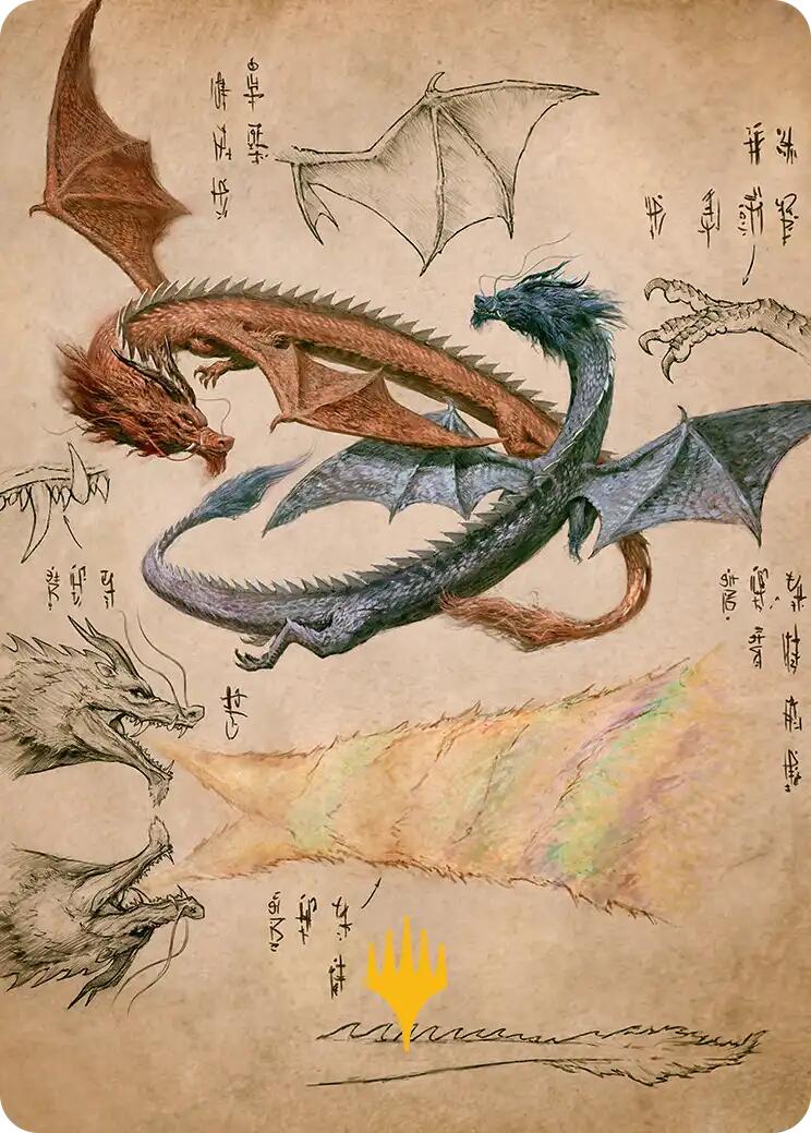 Ran and Shaw Art Card (Gold-Stamped Planeswalker Symbol) [Avatar: The Last Airbender Art Series] | Card Merchant Takapuna