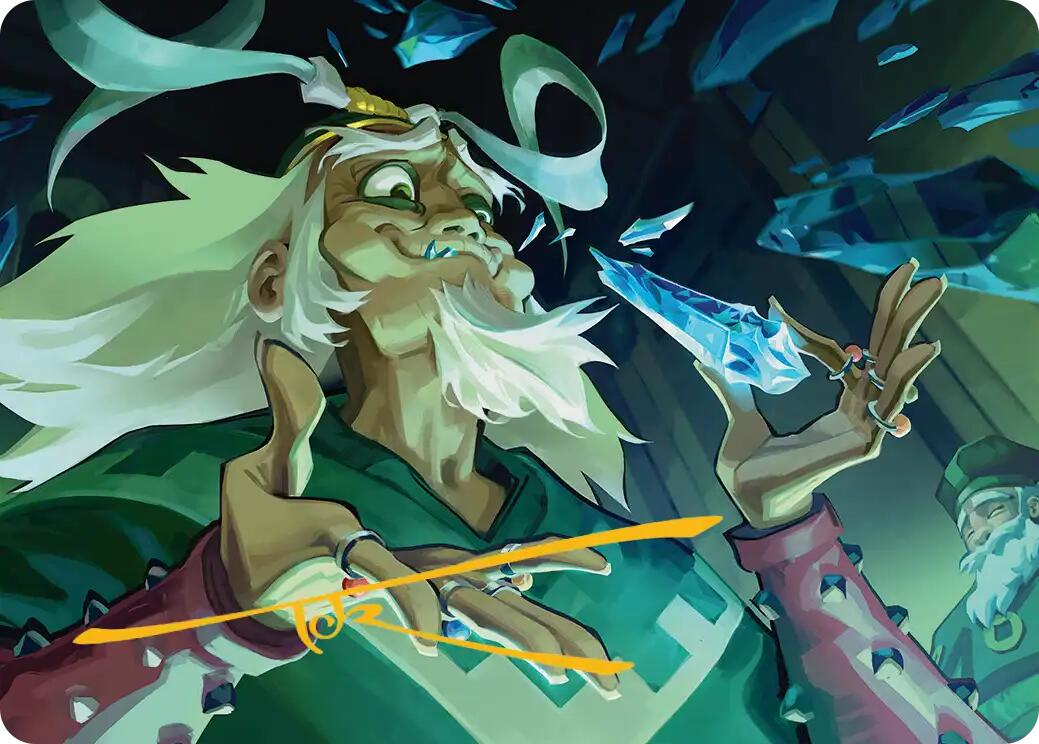 Bumi, King of Three Trials Art Card (Gold-Stamped Signature) [Avatar: The Last Airbender Art Series] | Card Merchant Takapuna