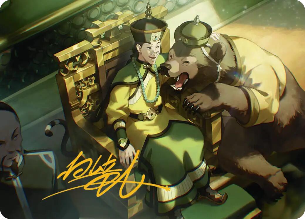 The Earth King Art Card (Gold-Stamped Signature) [Avatar: The Last Airbender Art Series] | Card Merchant Takapuna