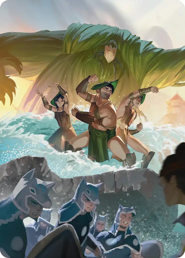 Swampbenders Art Card [Avatar: The Last Airbender Art Series] | Card Merchant Takapuna