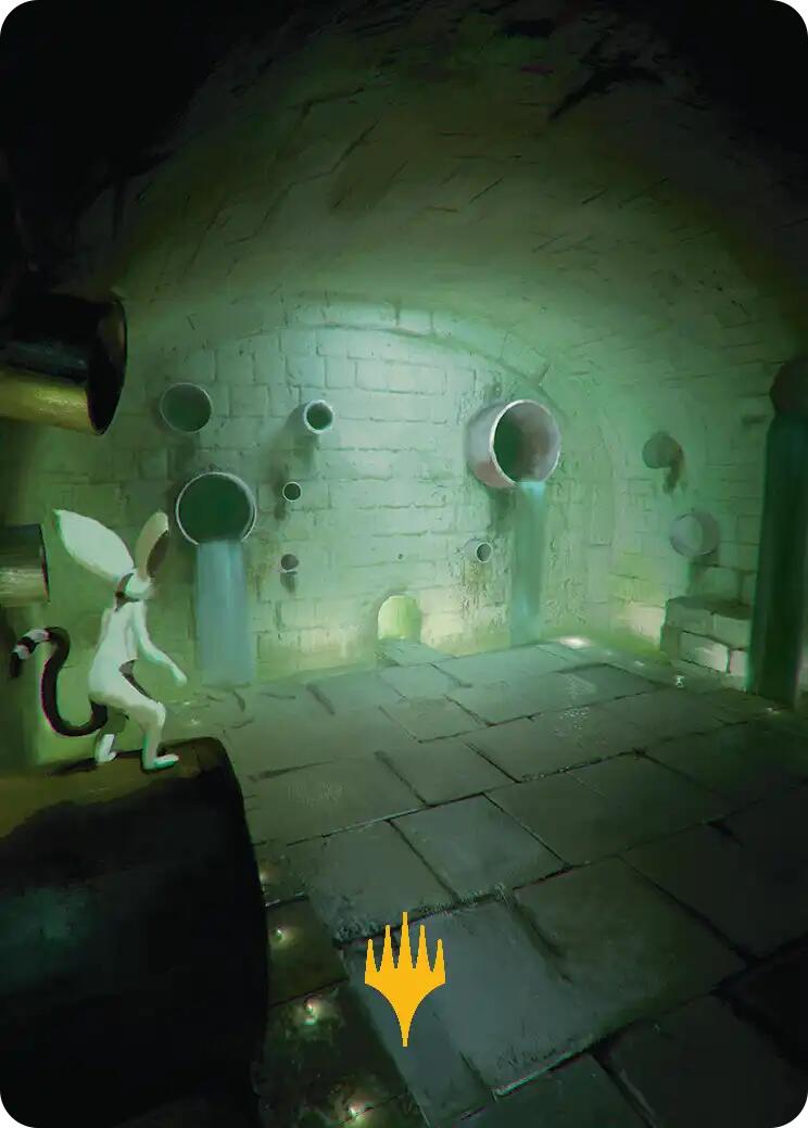 Swamp Art Card (Gold-Stamped Planeswalker Symbol) [Avatar: The Last Airbender Art Series] | Card Merchant Takapuna