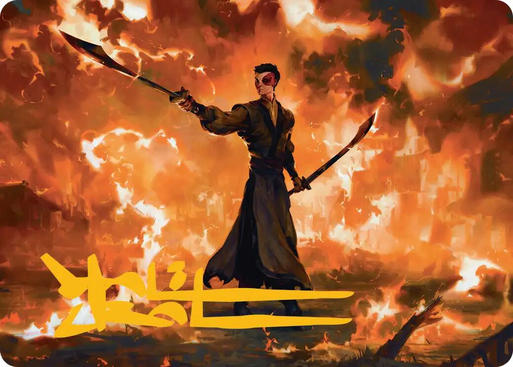 Zuko, Conflicted Art Card (Gold-Stamped Signature) [Avatar: The Last Airbender Art Series] | Card Merchant Takapuna