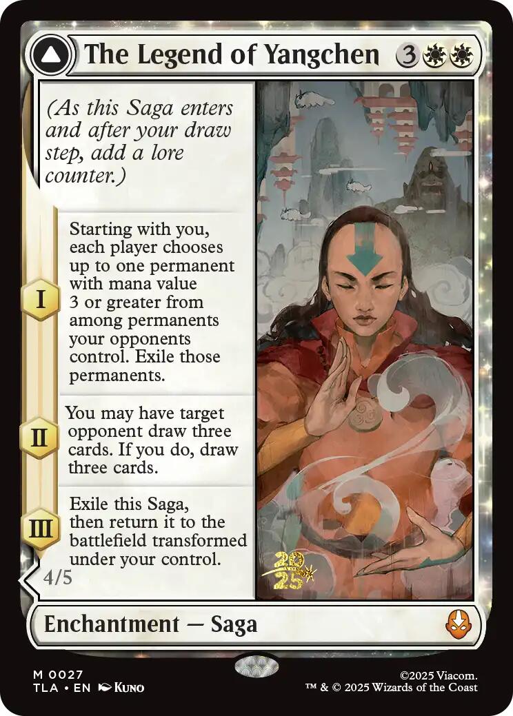 The Legend of Yangchen [Avatar: The Last Airbender Prerelease Cards] | Card Merchant Takapuna