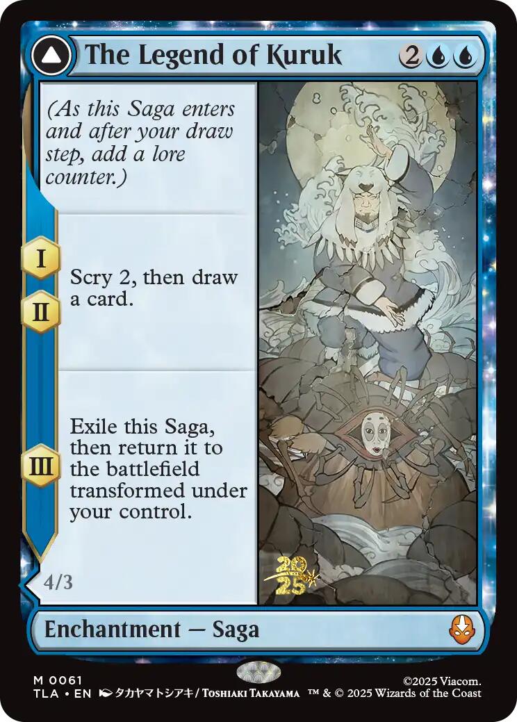 The Legend of Kuruk [Avatar: The Last Airbender Prerelease Cards] | Card Merchant Takapuna