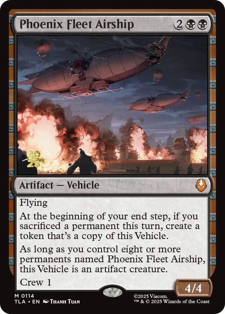 Phoenix Fleet Airship [Avatar: The Last Airbender Prerelease Cards] | Card Merchant Takapuna