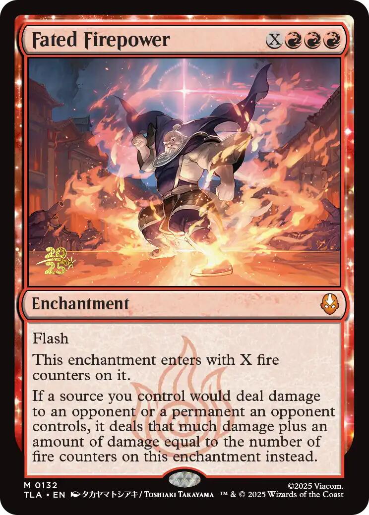 Fated Firepower [Avatar: The Last Airbender Prerelease Cards] | Card Merchant Takapuna