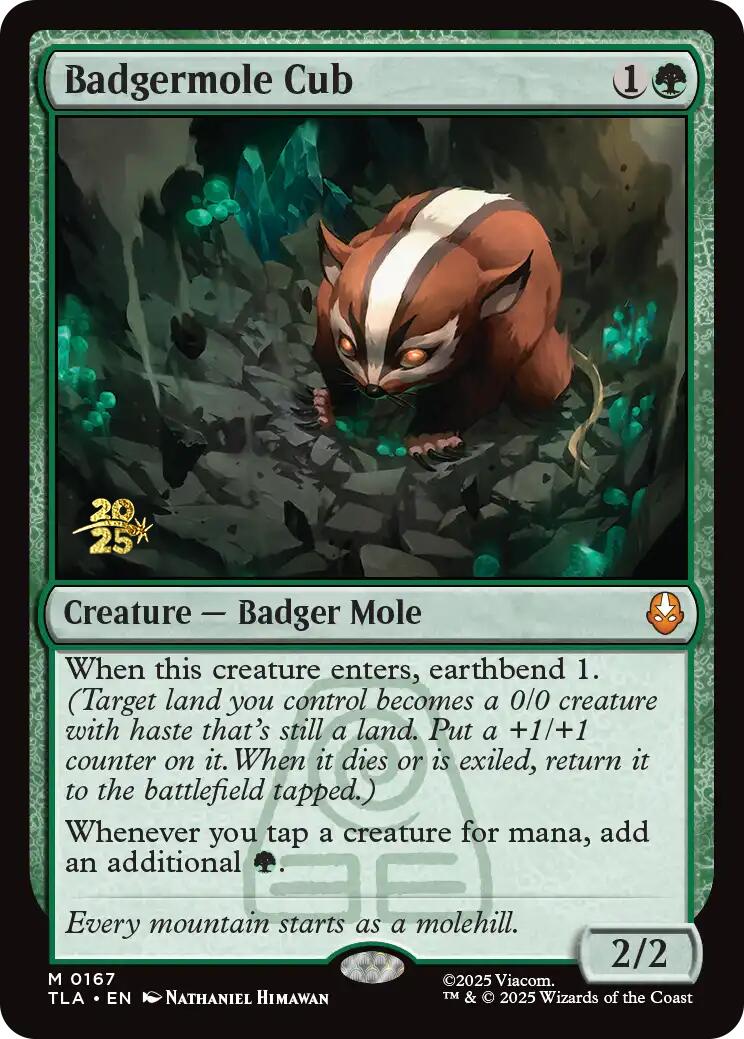 Badgermole Cub [Avatar: The Last Airbender Prerelease Cards] | Card Merchant Takapuna
