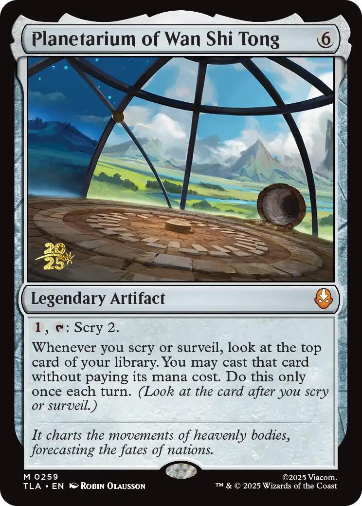 Planetarium of Wan Shi Tong [Avatar: The Last Airbender Prerelease Cards] | Card Merchant Takapuna