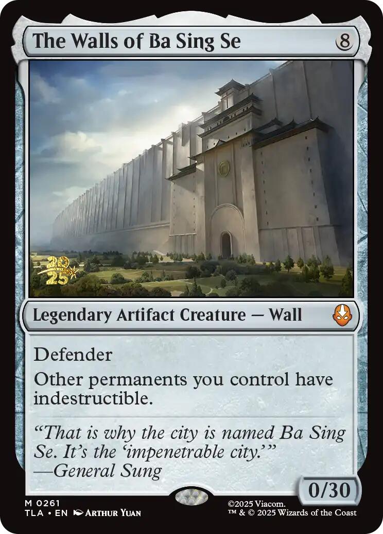 The Walls of Ba Sing Se [Avatar: The Last Airbender Prerelease Cards] | Card Merchant Takapuna