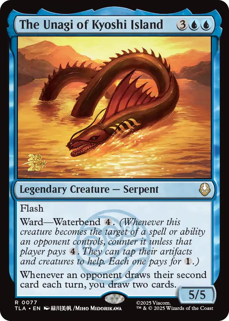 The Unagi of Kyoshi Island [Avatar: The Last Airbender Prerelease Cards] | Card Merchant Takapuna