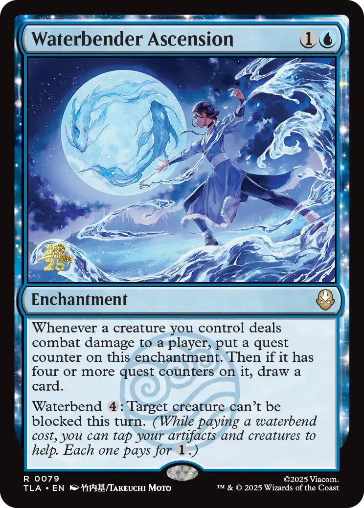 Waterbender Ascension [Avatar: The Last Airbender Prerelease Cards] | Card Merchant Takapuna