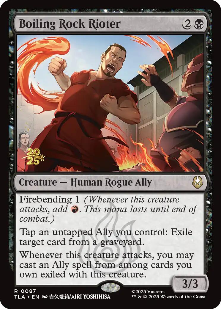 Boiling Rock Rioter [Avatar: The Last Airbender Prerelease Cards] | Card Merchant Takapuna