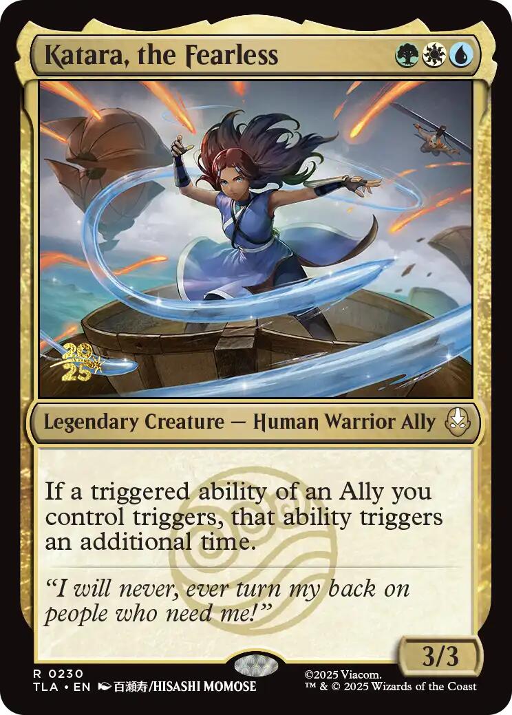 Katara, the Fearless [Avatar: The Last Airbender Prerelease Cards] | Card Merchant Takapuna