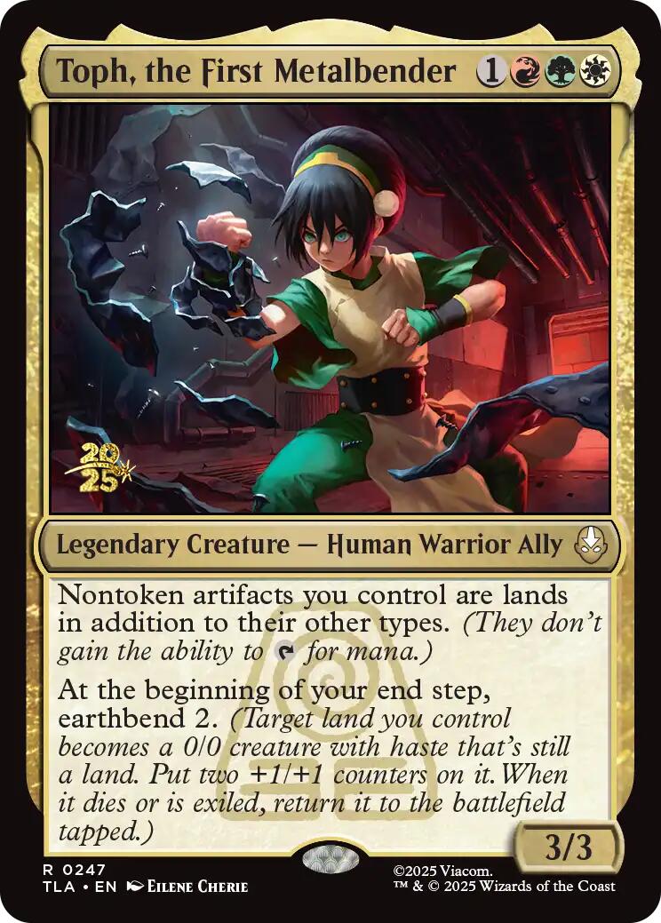 Toph, the First Metalbender [Avatar: The Last Airbender Prerelease Cards] | Card Merchant Takapuna