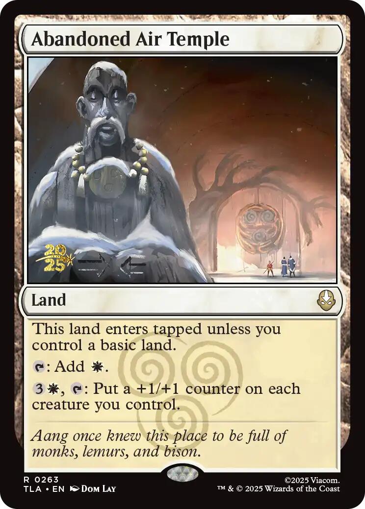 Abandoned Air Temple [Avatar: The Last Airbender Prerelease Cards] | Card Merchant Takapuna