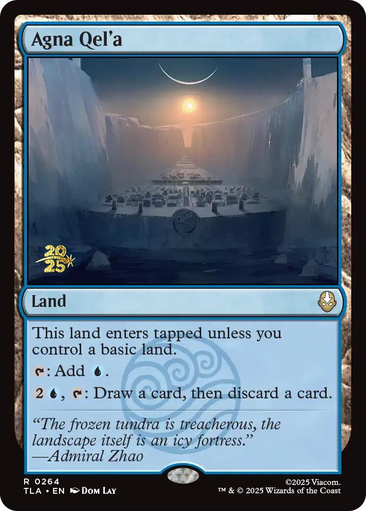 Agna Qel'a [Avatar: The Last Airbender Prerelease Cards] | Card Merchant Takapuna