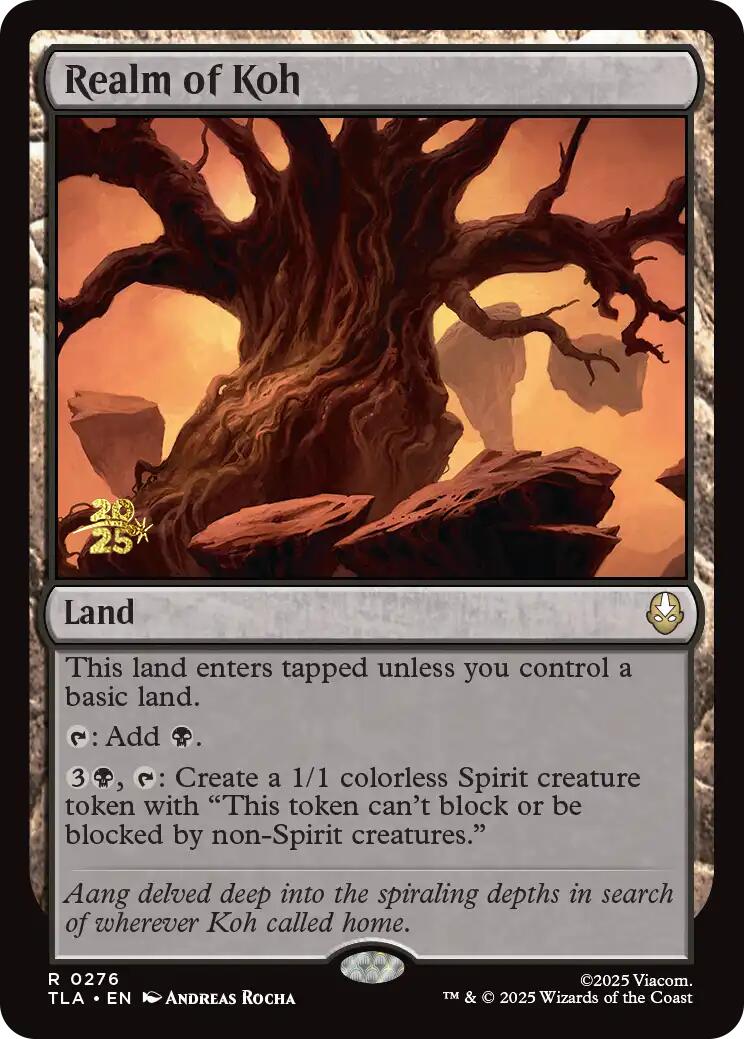 Realm of Koh [Avatar: The Last Airbender Prerelease Cards] | Card Merchant Takapuna