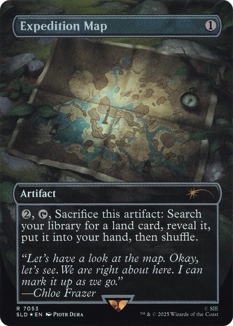 Expedition Map (Rainbow Foil) [Secret Lair Drop Series] | Card Merchant Takapuna