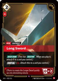 Long Sword [Spiritforged] | Card Merchant Takapuna