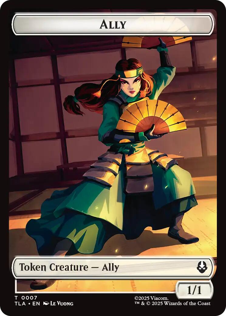 Ally (0007) // Clue (0018) Double-Sided Token [Avatar: The Last Airbender Tokens] | Card Merchant Takapuna