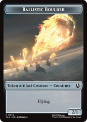 Ballistic Boulder // Soldier (0011) Double-Sided Token [Avatar: The Last Airbender Tokens] | Card Merchant Takapuna