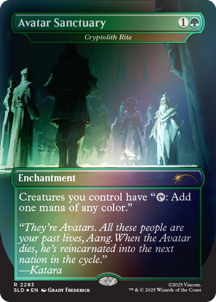 Avatar Sanctuary - Cryptolith Rite (Rainbow Foil) [Secret Lair Drop Series] | Card Merchant Takapuna